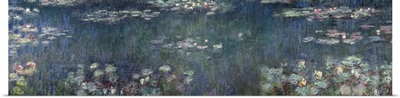 Waterlilies: Green Reflections, 1914 18 (left and right section)