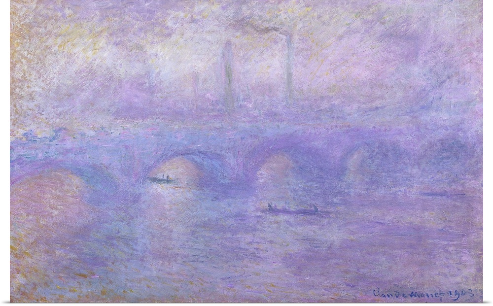 Waterloo Bridge In Fog, 1899-1901