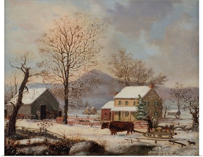 Winter Scene, 1830-60