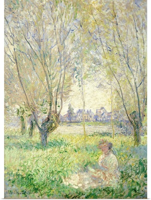 Woman seated under the Willows, 1880