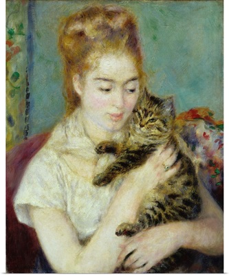 Woman with a Cat, c.1875
