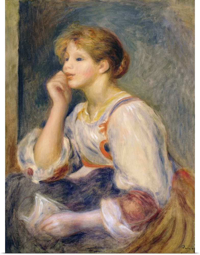 Woman with a letter, c.1890