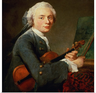 Young Man with a Violin, or Portrait of Charles Theodose Godefroy