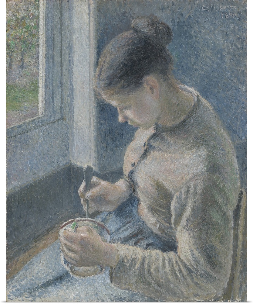 Young Peasant Having Her Coffee, 1881, oil on canvas.