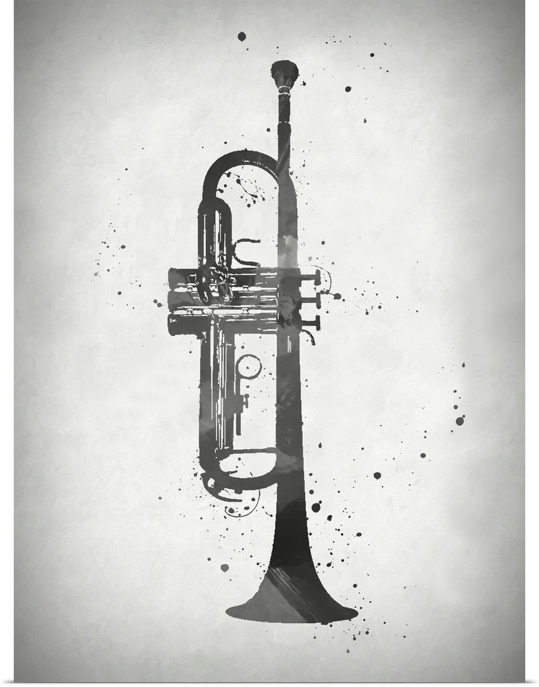 Black And White Trumpet