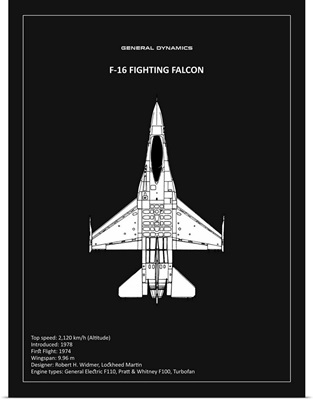 BP F-16 Fighting Falcon Black