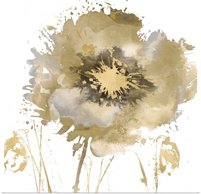 Flower Burst in Gold II