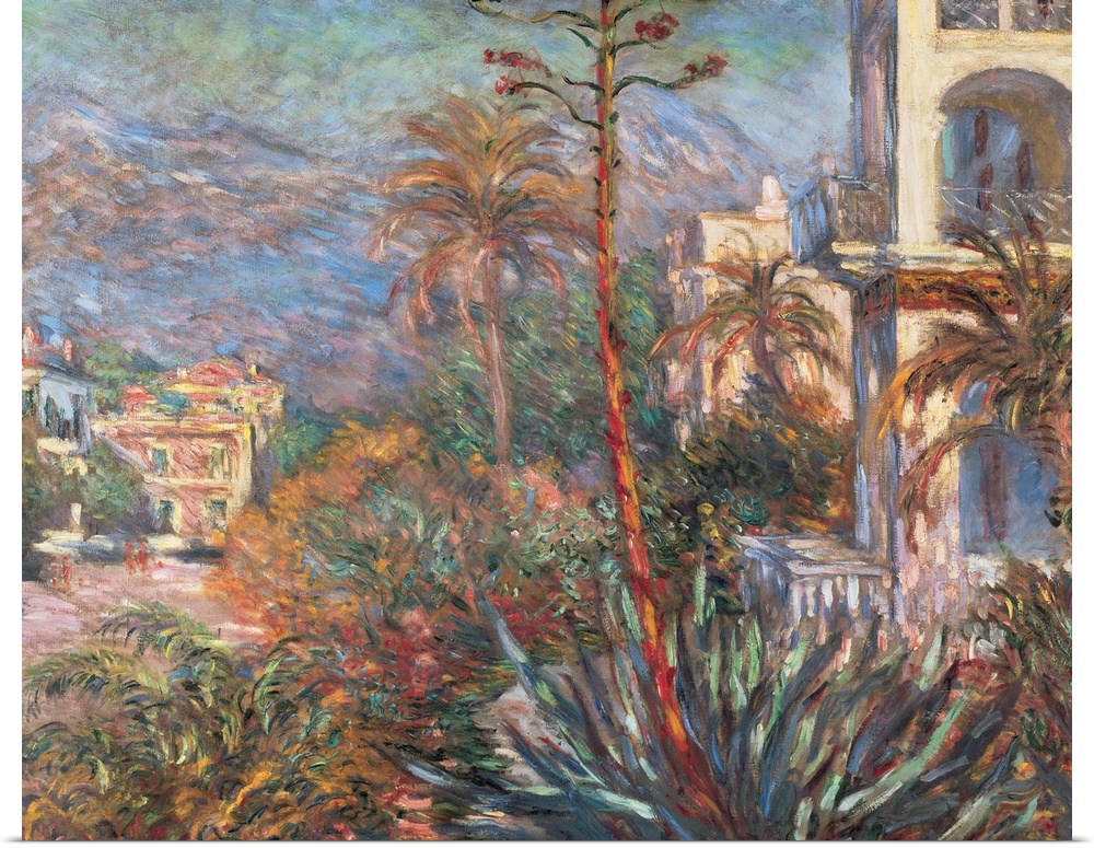 The Villas in Bordighera by Claude Monet.