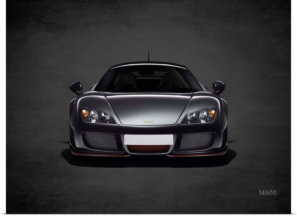 Photograph of a Noble M600 printed on a black background with a dark vignette.