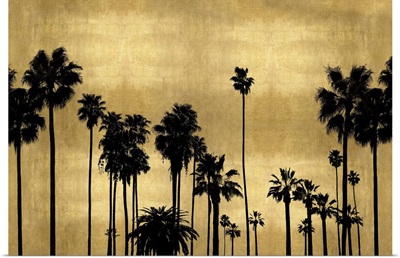 Palm Row on Gold