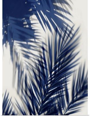 Palm Shadows Blue II