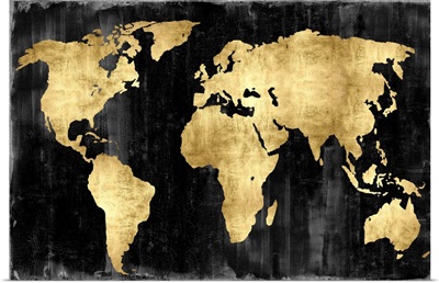The World - Gold on Black