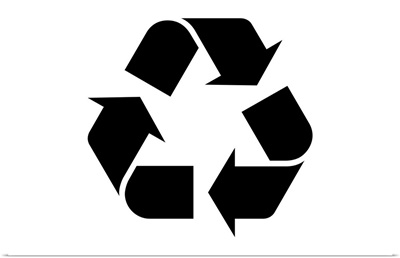 Recycling Symbol - Black