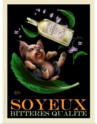 Soyeux Bitteres Qualite Retro Advertising Poster