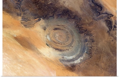 One of the coolest space sights on Earth. It's called the Richat Structure.