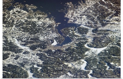 Oslo, Norway, lovely northern city, rarely seen from the International Space Station