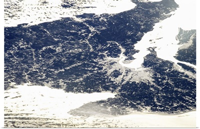 Sackville, New Brunswick - on the last day of 2012, as-seen from space