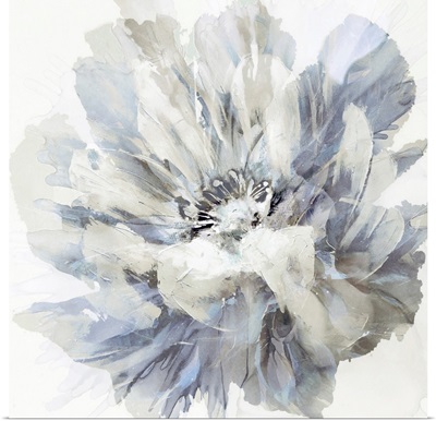 Abstract Flower Grey