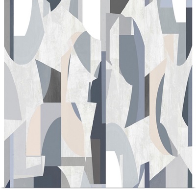 Abstract Shapes Grey Square