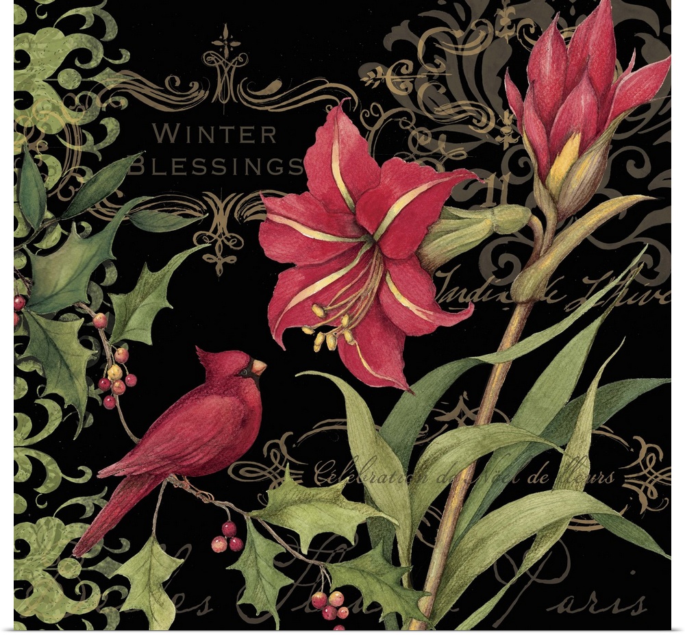 Holiday botanical adds elegant  touch for the winter season