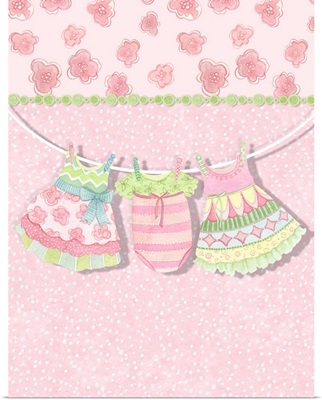 Baby Girl Clothes Line