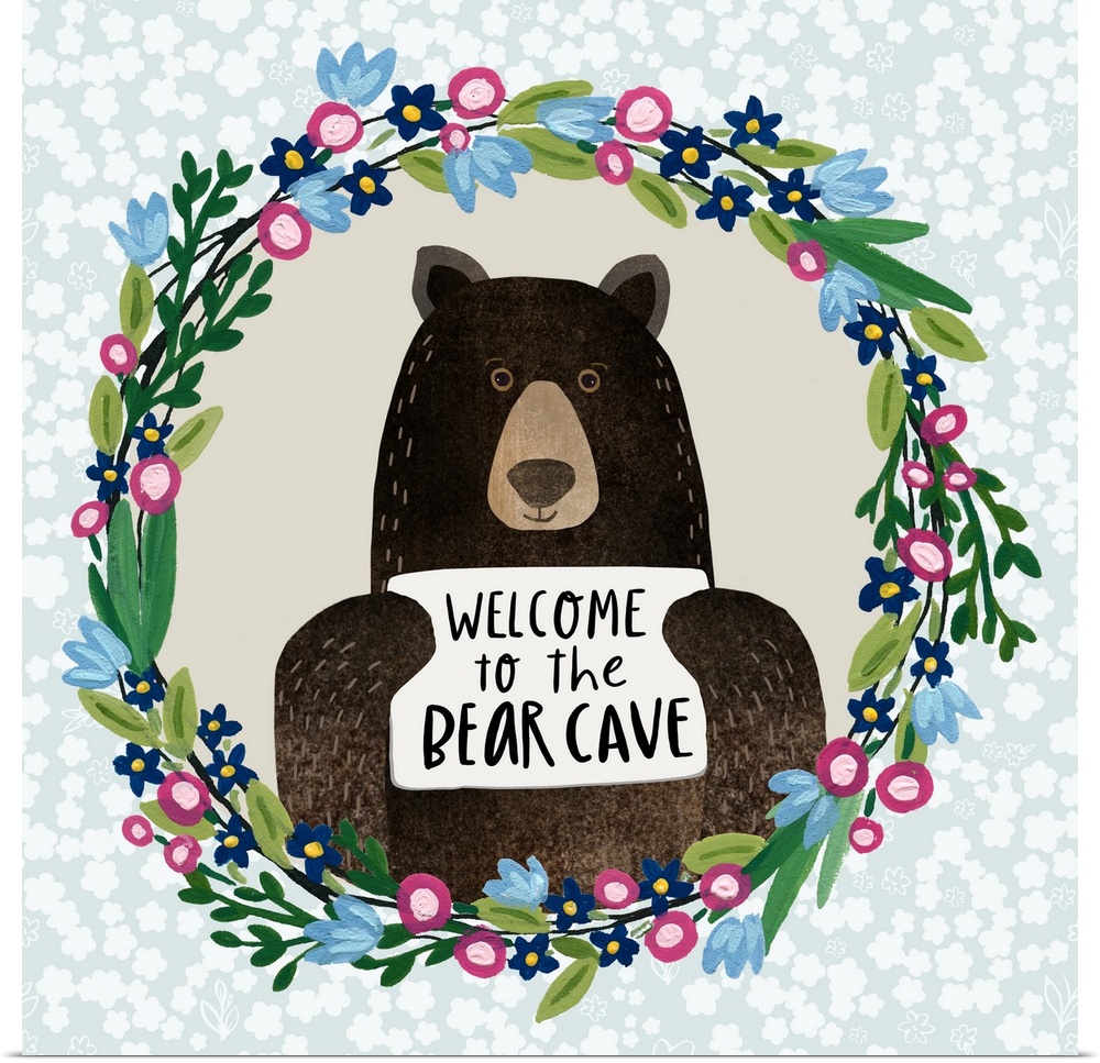A perfect piece of art for any Bear Cave in your home!
