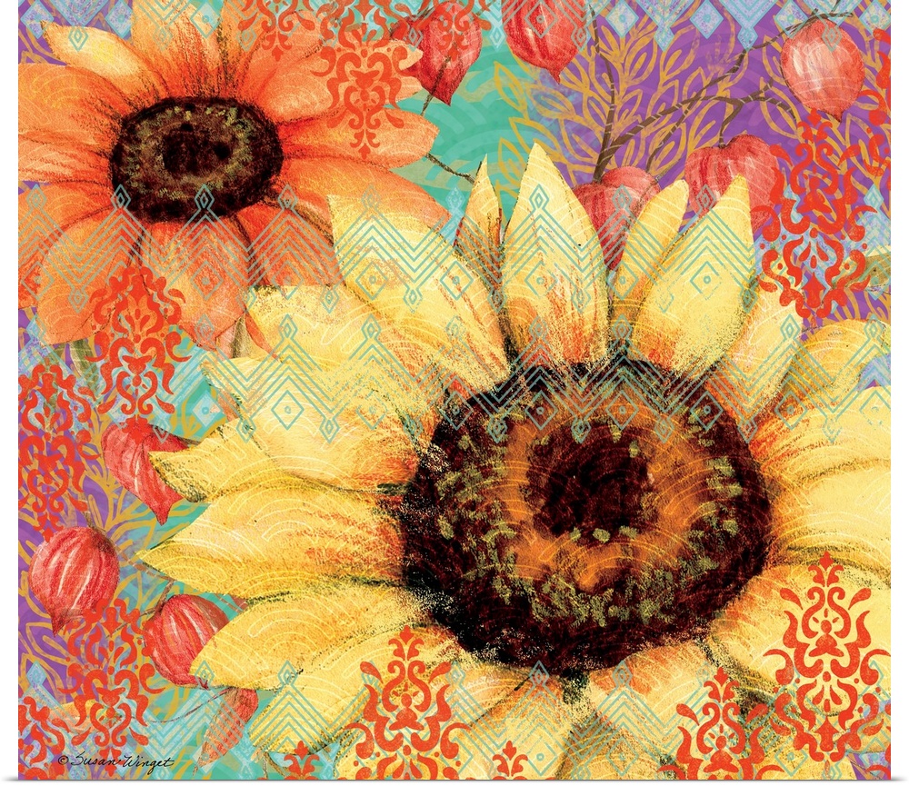 This big, bold and bright sunflower makes a statement!