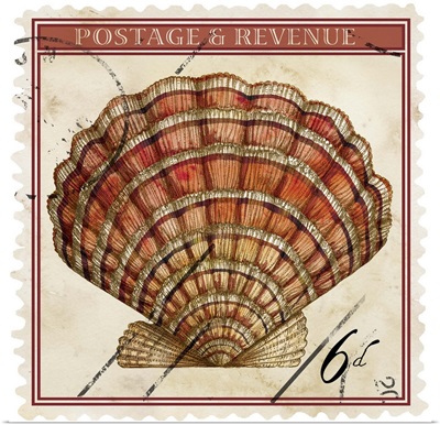Botanical Clam Shell Stamp