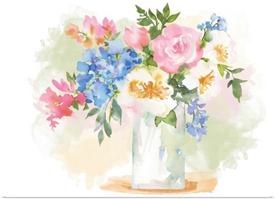 Bright Floral Vases II