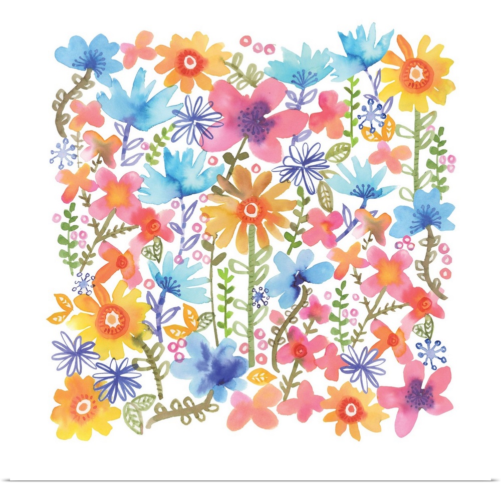 These bright, splashy flowers add a colorful pop to your home decor!