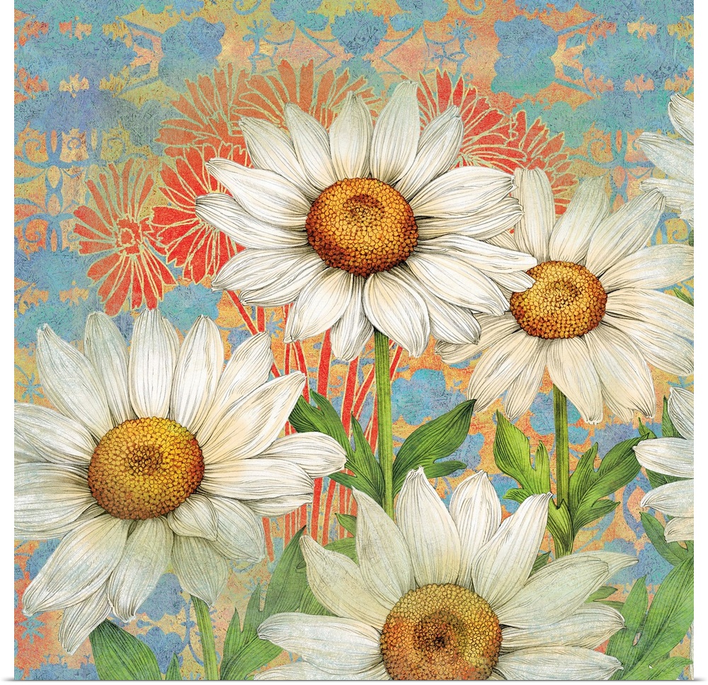 Beautiful daisies add an elegant floral touch to any room