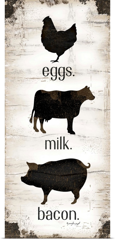 Farmhouse Eggs - Milk - Bacon