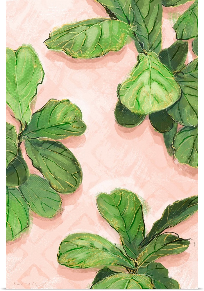 This fiddle leaf image is all about nature and form.
