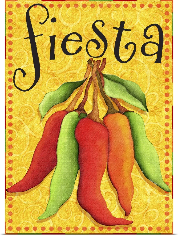 Fiesta time with this bold and sassy chili pepper.