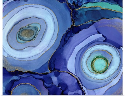Geode Cobalt Circles
