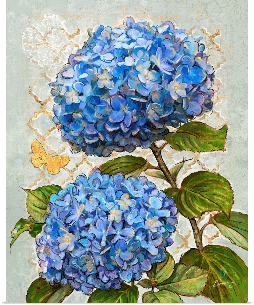 Classic botanical floral art adds tradition and class to any room.