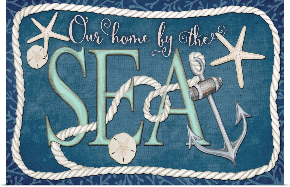 This nautical motif will bring the sea into your home.