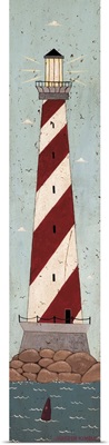 Nautical -Lighthouse - Red and White