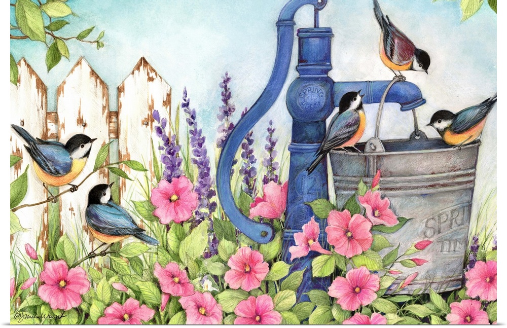 Pump up the color with this vibrant garden vignette.