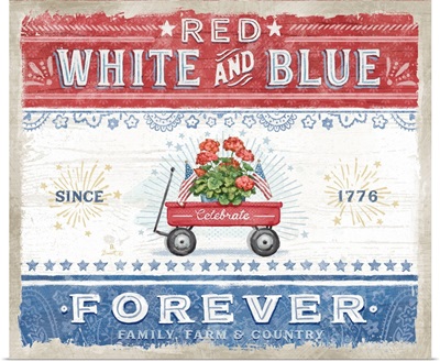 Red, White, & Blue Wagon