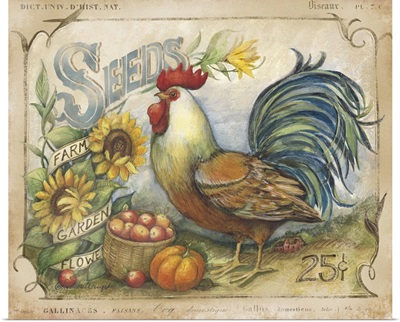 Seed Packet Rooster