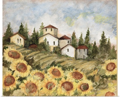 Tuscan Sunflower Landscape