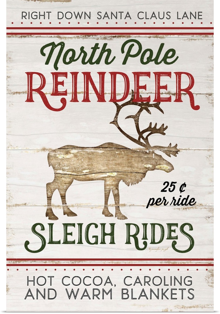 Vintage Reindeer Rides