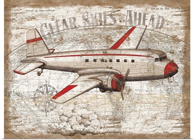 Vintage Travel - Airplane