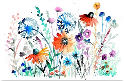 Watercolor Wildflowers