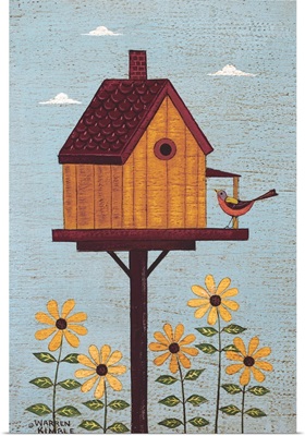 Yellow Birdhouse
