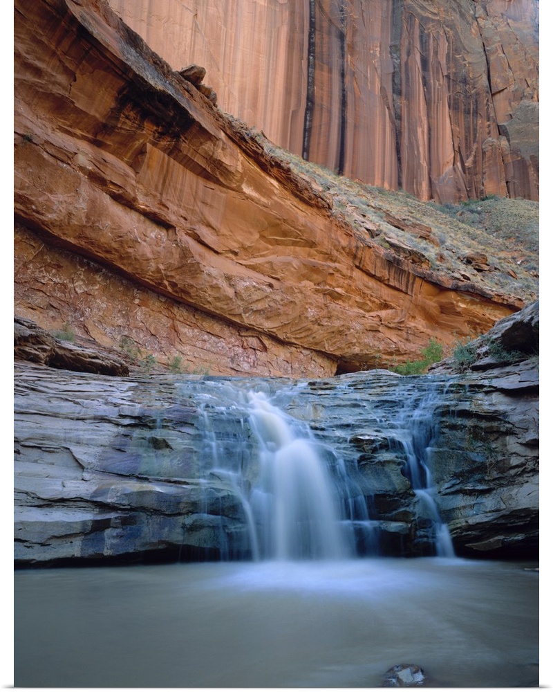 A waterfall on the Escalante River in Coyote Gulch, Grand Staircase-Escalante National Monument, Utah.