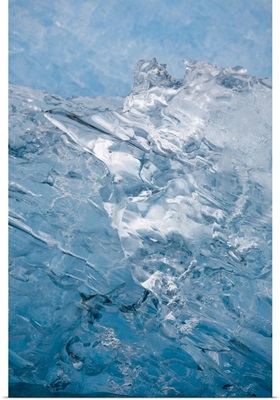 Alaska, deep blue iceberg from South Sawyer Glacier in Holkham Bay