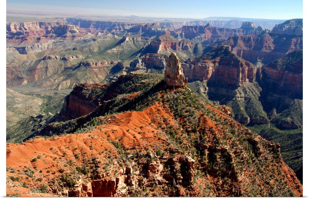 North America, USA, Arizona, Grand Canyon National Park, North Rim. Point Imperial scenic overlook.