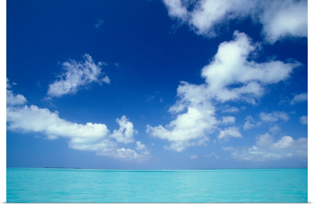 Bahamas.Caribbean and clouds